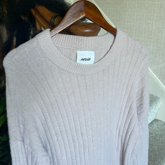 Aerie Beyond Cozy Ribbed Sweater - Picture 2 of 10